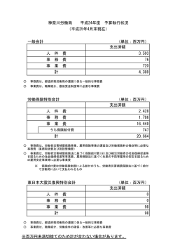 一般会計 （単位：百万円） 支出済額 人 件 費 3593 事 務