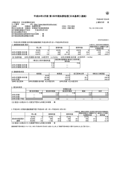 平成29年3月期 第1四半期決算短信〔日本基準