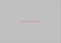 It cannot open from other than an exclusive page.