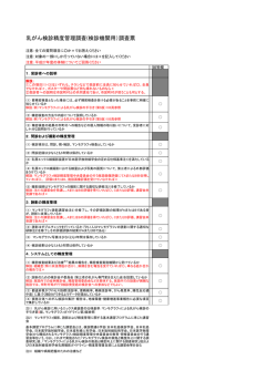 検診機関調査結果（乳）（PDF形式 156キロバイト）
