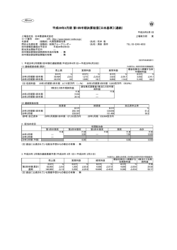 平成29年3月期 第1四半期決算短信〔日本基準