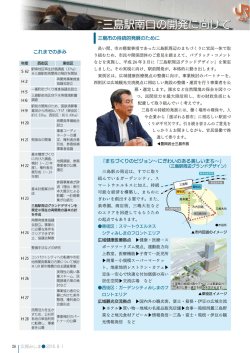 三島駅南口の開発に向けて