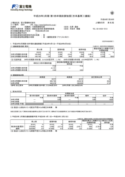 平成29年3月期 第1四半期決算短信〔日本基準〕（連結）