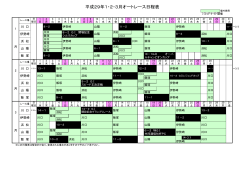 平成29年 1月～3月 オートレース日程表PDF