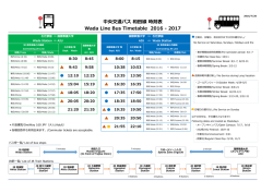 中央交通バス 和田線：「わだ駅前」
