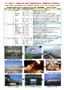 アマゾン植林ツアー交流会in 岐阜・ 愛知