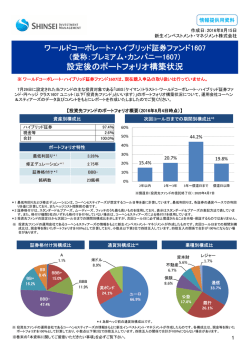 ワールドコーポレート・ハイブリッド証券ファンド1607の臨時レポート