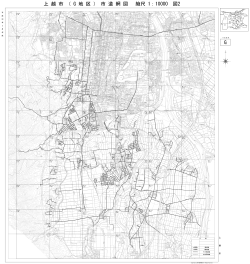 上 越 市 （ G 地 区 ） 市 道 網 図 縮尺 1：10000 図2 G