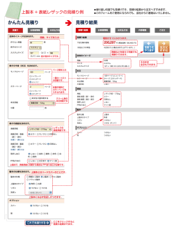 上製本 + 表紙レザックの見積り例