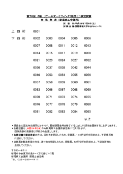 上 四 桁 0801 下 四 桁 0002 0003 0004 0005 0006 0007 0008 0011