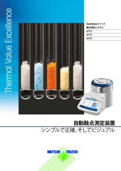 融点測定 - Mettler Toledo