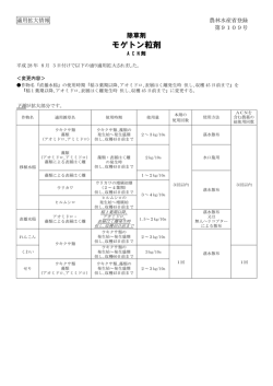 【モゲトン粒剤】(PDF/106KB