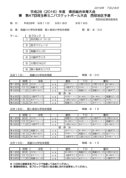 女子：9月11日,18日,19日 - So-net