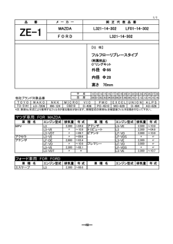 マツダ車用 FOR MAZDA フォード車用 FOR FORD MAZDA L321