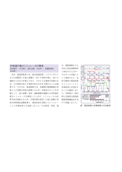 列車運行電力シミュレータの開発