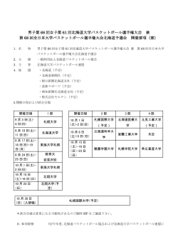 2016秋季リーグ大会要項（案）pdfをダウンロード