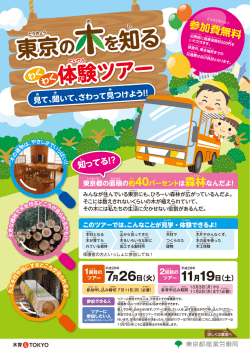 東京の を知る - 東京の森と木