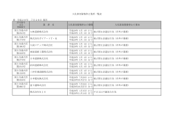 国土交通大臣 富士通株式会社 平成28年 7月28日 から 独占禁止法