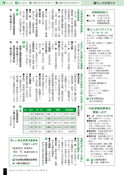 夜間納税窓口 暮らしのリサイクル 市長室開放事業を 開催します