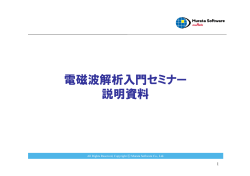 電磁波解析入門セミナー 説明資料