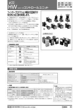 HW シリーズコントロールユニット