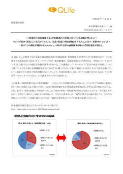 詳しくはこちら - 株式会社QLife（キューライフ）