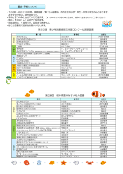 課題・すいせん図書（PDF