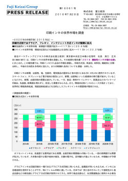 印刷インキの世界市場を調査
