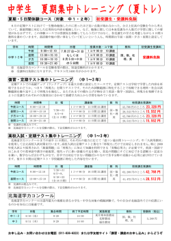 北海道学力コンクール