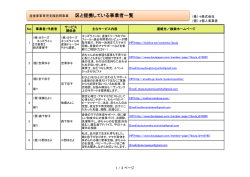 助成対象提携事業者一覧（ 、331.1 KB）
