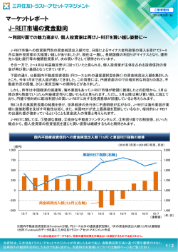 J-REIT市場の資金動向 マーケットレポート