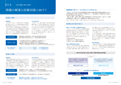 特集 一連の問題に関する報告（1.0MB）