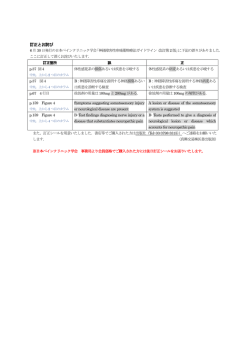 訂正とお詫び - 日本ペインクリニック学会