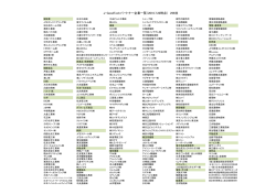 J-GoodTechパートナー企業一覧（2016.7.20時点） 296社