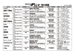 発行概要 - 求人 広告 情報誌POST！