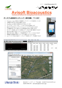 ポータブル超音波モニタリング・解析装置 &ldquo;71165&rdquo;