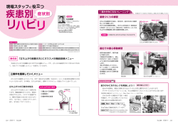 姿勢づくりの練習 座位での重心移動練習 「立ち上がり困難の方」に
