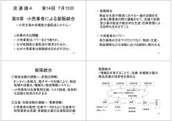 第8章 小売業者による製販統合