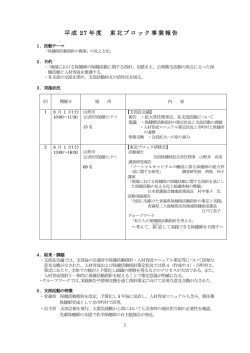 H27年度 実施報告