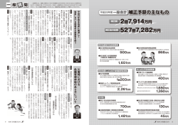 補正予算の主なもの