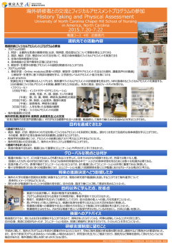 詳細はこちら - 東京大学 医学部 健康総合科学科