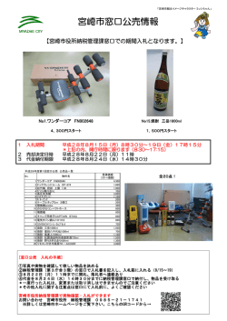公売チラシ (PDF 499KB)