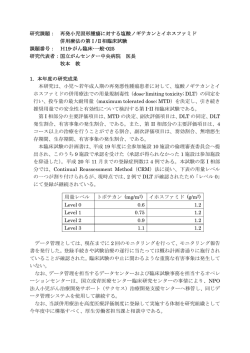 再発小児固形腫瘍に対する塩酸ノギテカンとイホスファミド 併用療法の第