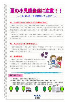 ヘルパンギーナリーフレット（PDF：294KB）
