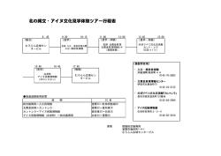 行程 - 北海道胆振総合振興局