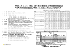 （財）日本水泳連盟泳力検定会実施要項