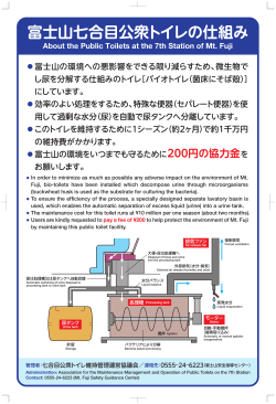 富士山七合目公衆トイレの仕組み（PDF、393KB）