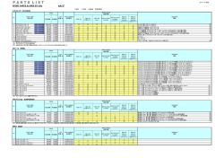 適応車種記号 : A PDFパーツリストダウンロード