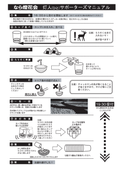 (ひと)サポーターズマニュアル 16:OOから受付を開始します