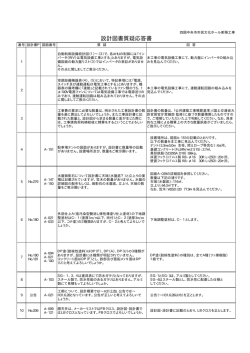 設計図書質疑応答書